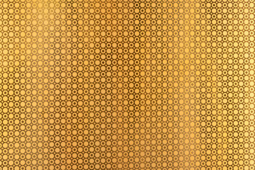 Golden wall background round bubble shape interior decoration contemporary
