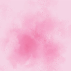 pink watercolor splash square banner background