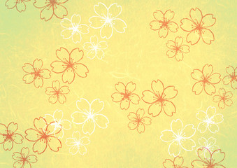 桜　背景イラスト