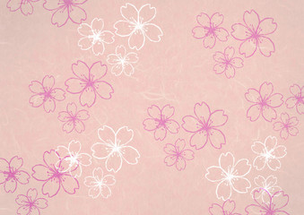桜　背景イラスト