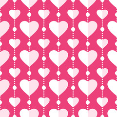 Fototapeta na wymiar heart seamless pattern love valentine day romantic