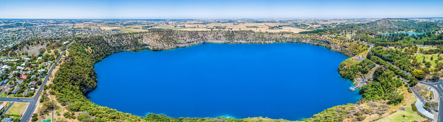 The Blue Lake is a crater lake located in a dormant volcanic maar of Mount Gambier in South...