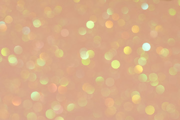 Abstract background with bokeh defocused lights over light background