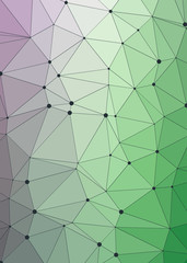 Obraz premium Abstract Low Polygon gradient Generative Art background illustration