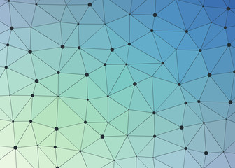 Obraz premium Abstract Low Polygon gradient Generative Art background illustration