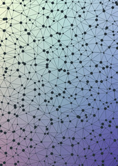 Abstract Low Polygon gradient Generative Art background illustration