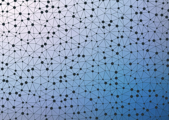 Abstract Low Polygon gradient Generative Art background illustration