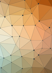 Abstract Low Polygon gradient Generative Art background illustration