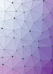 Obraz premium Abstract Low Polygon gradient Generative Art background illustration