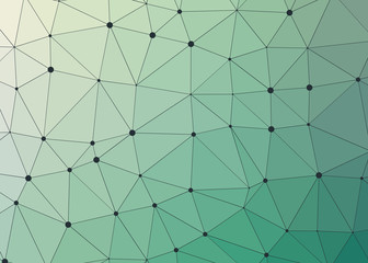 Obraz premium Abstract Low Polygon gradient Generative Art background illustration