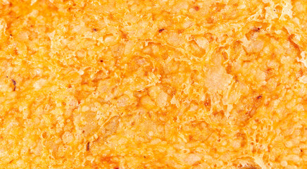 Brown bread crust as an abstract background