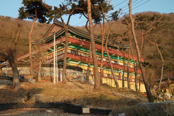 Fototapeta na wymiar bomunsa Buddhist Temple of South Korea