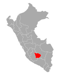 Karte von Apurimac in Peru