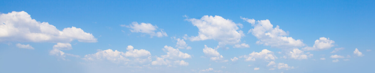 Fluffy Clouds In Blue Sky. Background From Clouds.