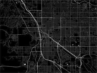 map of the city of Tucson, USA