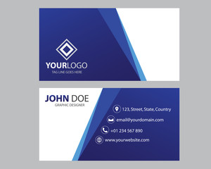 Modern bussines card. Simple business card design. Creative and elegant business card design