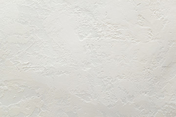 Decorative plaster effect on wall. background. copy space