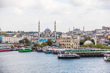 Naklejka premium Istanbul, Turkey - October, 2019: Istanbul the city of Turkey, eastern tourist city destination.