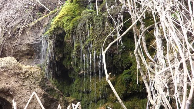 The Unknown Bulgaria. Waterfall Sovata, located near Provadia, between the villages of Nenovo and Nevsha, in northern Bulgaria.