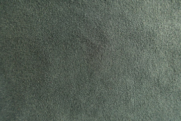 Moss green viscose and polyester jersey fabric from above
