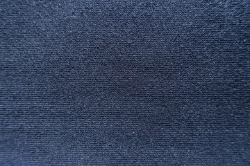 View of navy blue jersey fabric from above