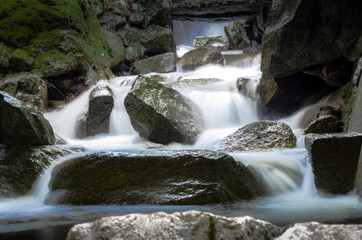 Obraz premium Japanese Water fall, Long exposure, Ena Japan 