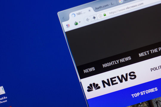 Ryazan, Russia - May 13, 2018: NBCnews website on the display of PC, url - NBCnews.com.