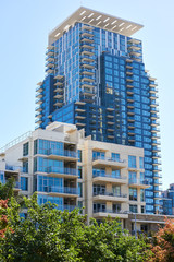 Residential buildings in San Diego