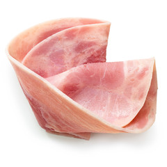 Sliced ham sausage