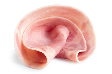 Sliced ham sausage
