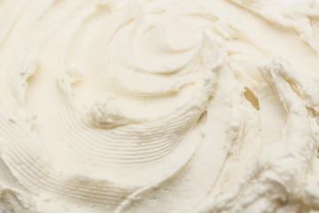 Tasty cream cheese as background