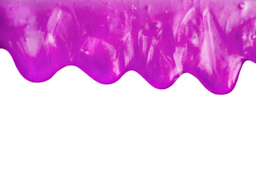 hand gum slime flows goo