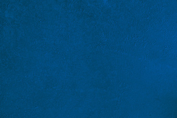 Classic Blue concrete wall. Color of the year 2020. Color trend palette.