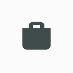 Shopping Bag Vector Icon. Bag symbol