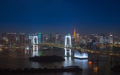 Fototapeta na wymiar Tokyo night sky