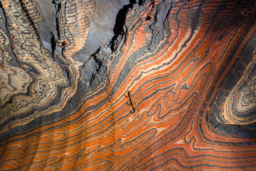 Salt potash mine hypnotic pattern