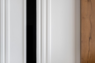 Close-up on decorated wall