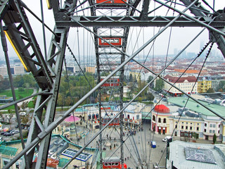Vienna Giant Ferris Wheel or Wiener Riesenrad (Prater, Wien) - Vienna, Austria