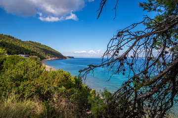 Fototapeta na wymiar Traumhaft schöne Bucht in Griechenland