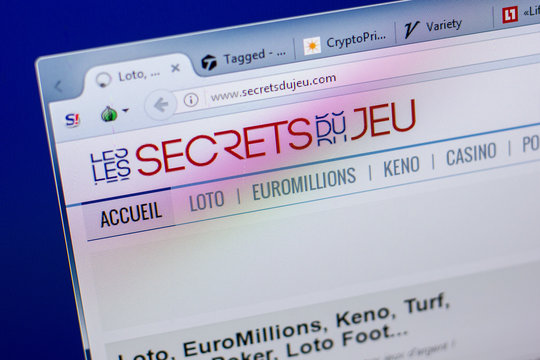 Ryazan, Russia - May 20, 2018: Homepage of SecretsDujeu website on the display of PC, url - SecretsDujeu.com.