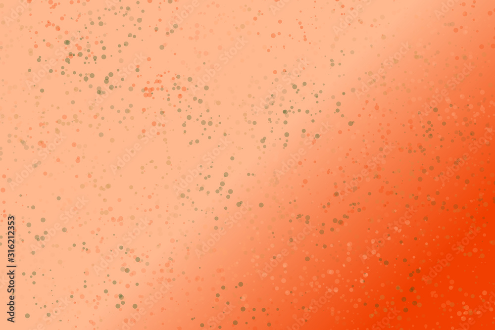 Poster random abstract particle background - colorful vector graphic with circles