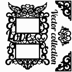 Frames for laser cutting frames