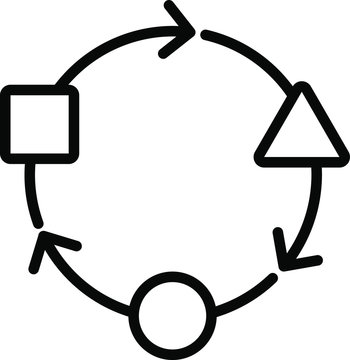 Adaptation icon, vector illustration