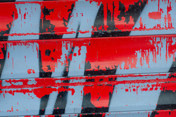 Colourful Impressionist Texture, Red and Blue