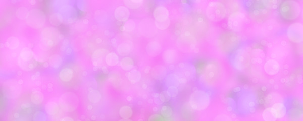 Bright pink blurred background. Abstract multicolored stains with soft bokeh. Spring design for banners, wallpapers, wrapping paper
