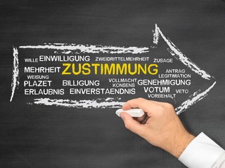 Zustimmung