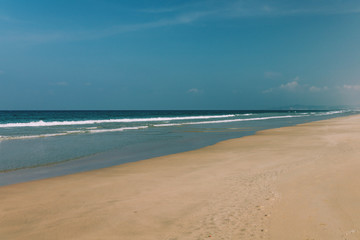 Fototapeta na wymiar Empty tropical beach background