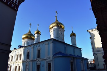 Fototapeta na wymiar Epiphany Cathedral, Kazan, year of construction: between 1731 and 1756