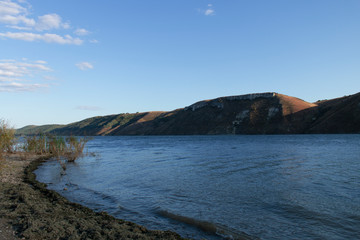 landscapes, Ukraine, Dniester river,  beautiful river