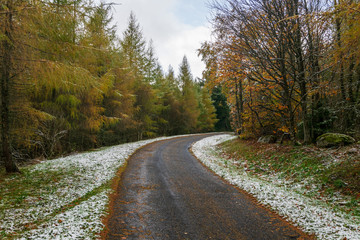 Paysages d'Auvergne en automne 